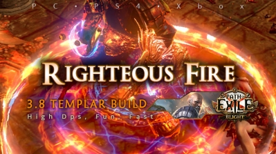[Templar] PoE 3.8 Righteous Fire Guardian Funny Build (PC, PS4, Xbox)
